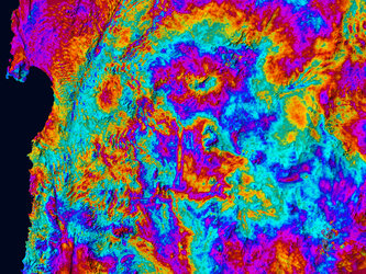 Sentinel-1C interferogram of northern Chile